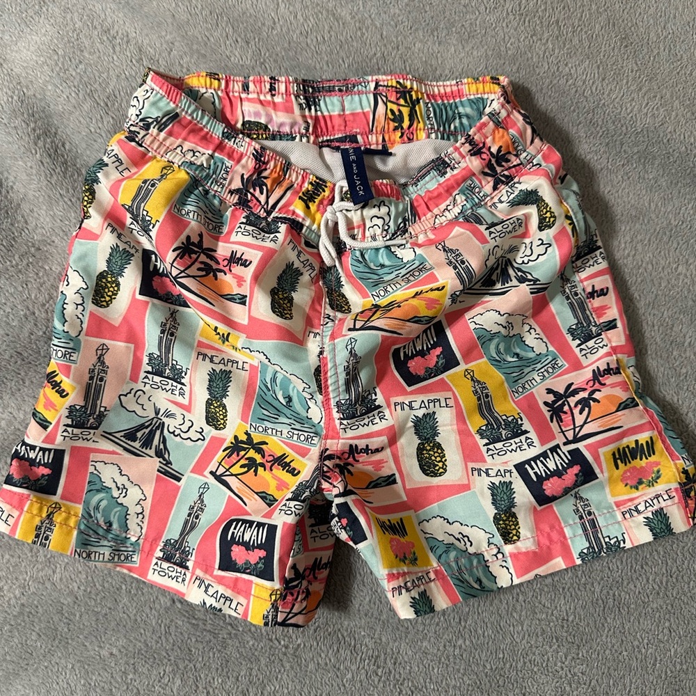 Colorful Graphic Print Shorts